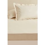 Karaca Home Lastikli Tek Kişilik Çarşaf Ekru 100x200+30 cm