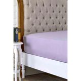 Karaca Home Lila %100 Pamuk Düz Tek Kişilik Çarşaf 160 cm x 240 cm