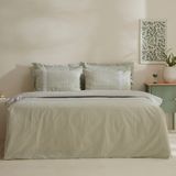 Karaca Home Luisa %100 Pamuk Çift Kişilik Nevresim Takımı Yeşil - 200 x 220 cm