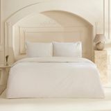 Karaca Home Lumier %100 Pamuk Çift Kişilik Nevresim Takımı Beyaz - 200 x 220 cm