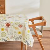 Karaca Home Luna Çiçekli Pvc Masa Örtüsü Sarı - 100 x 140 cm