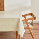 Karaca Home Luna Pvc Masa Örtüsü Ekru - 100 x 140 cm