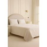 Karaca Home Lunelle Dantelli Çift Kişilik Nevresim Takımı Beyaz - 240 x 260 cm
