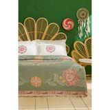 Karaca Home Luneor %100 Pamuk Nish Set Çift Kişilik Pike Takımı Multicolour - Renkli