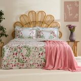 Karaca Home Madison %100 Pamuk Çift Kişilik Nevresim Pike Takımı Pembe - 200 x 220 cm