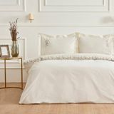 Karaca Home Maisa Çift Kişilik Nakışlı Nevresim Takımı Bej - 200 x 220 cm