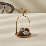 Karaca Home Maison 12x12x20 cm Gold İkramlık