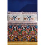 Karaca Home Marsey Multicolor Çift Kişilik Saten Nevresim Takımı