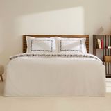 Karaca Home Merlith Çift Kişilik Nevresim Takımı Beyaz - 200 x 220 cm