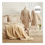 Karaca Home Nehir 14 Parça Aile Gold Banyo Çeyiz Seti