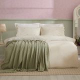Karaca Home Nellie Nakışlı %100 Pamuk Çift Kişilik Nevresim Takımı Beyaz - 200 x 220 cm