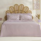Karaca Home Noa Açık Mürdüm Bambu Çift Kişilik Pike Takımı 200x220 cm 2 Parça Yastık Kılıfı