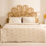 Karaca Home Nobile Brodeli Muslin Çift Kişilik Pike Takımı Sarı