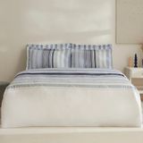 Karaca Home Nolan %100 Pamuk Çift Kişilik Nevresim Takımı Multicolor - 200 x 220 cm - Açık Mavi