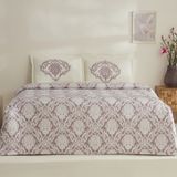Karaca Home Nolven Çift Kişilik Yatak Örtüsü Seti Mürdüm - 230 x 240 cm