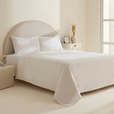 Karaca Home Nuvia Güpürlü Çift Kişilik Nevresim Takımı Beyaz - 200 x 220 cm