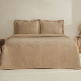 Karaca Home Olivia Çift Kişilik Yatak Örtüsü Seti Bej - 240 x 250 cm