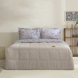 Karaca Home Ortiz Çift Kişilik Comfort/Uyku Seti Gri Polyester 200x220 cm Düz Desen