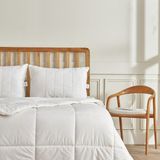 Karaca Home Pamuk Cotton Tek Kişilik Yorgan 155X215 cm - 010 - Beyaz - 155 x 215 cm