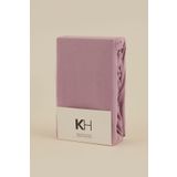 Karaca Home Penye Fitted 100x200+30 cm Pembe Tek Kişilik Çarşaf