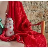 Karaca Home Red Throw Battaniye 115*160CM - 115 x 160 cm - Kırmızı