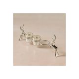 Karaca Home Roe 3'lü Dekoratif Mumluk 47x16,5 cm