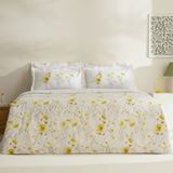 Karaca Home Rosella Pamuk Sarı 200 x 220 cm Çift Kişilik Nevresim Takımı