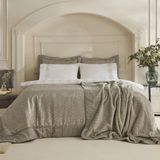 Karaca Home Rosette 8 Parça Çift Kişilik Çeyiz Seti Antrasit - 200 x 220 cm