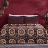 Karaca Home Ruan Çift Kişilik Yatak Örtüsü Seti Mürdüm - 240 x 250 cm