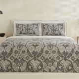 Karaca Home Santi %100 Pamuk Çift Kişilik Nevresim Takımı - Gri - 200 x 220 cm