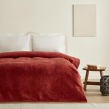 Karaca Home Savoy Çift Kişilik Embos Kahve Battaniye