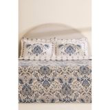 Karaca Home Silvara %100 Pamuk Tek Kişilik Nevresim Takımı Mavi - 160 x 220 cm