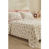 Karaca Home Silvie %100 Pamuk Kırmızı Tek Kişilik Pike Takımı
