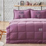 Karaca Home Softy Cotton Comfort Lila Tek Kişilik Uyku Seti