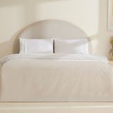 Karaca Home Teora Dantelli Çift Kişilik Nevresım Takımı Beyaz - 200 x 220 cm