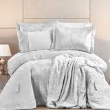 Karaca Home Valeria Royal Silver 10 Parça Çeyiz Seti - Gri