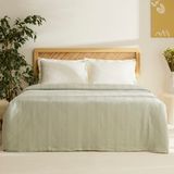 Karaca Home Verona %100 Pamuk Çift Kişilik Pike Adaçayı - Yeşil