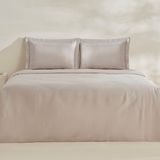 Karaca Home White Collection Felves %100 Pamuk Açık Gri Çift Kişilik Nevresim Takımı