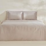 Karaca Home White Collection Felves Açık Gri %100 Pamuk King Size Nevresim Takımı