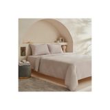 Karaca Home White Collection Vinas 80 Tel %100 Pamuk Çift Kişilik Saten Biyeli Nevresim Takımı Açık