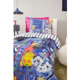 Karaca Home Young Tokyo Pamuk Tek Kişilik 160x220 cm Renkli Nevresim Takımı