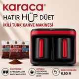 Karaca Imperial Red 10 Fincan Kapasiteli Bol Köpüklü Türk Kahvesi Makinesi Güçlü Aroma Teknolojili Modern Tasarımlı Otomatik Pişirme Sistemli Pratik Mutfak Kullanımı - İmperial Red