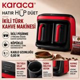 Karaca Imperial Red Akıllı Pişirme Teknolojili Türk Kahvesi Makinesi 10 Fincan Geniş Kapasiteli Taşma Önleyici Günlük Kullanıma Uygun Şık Tasarım - İmperial Red