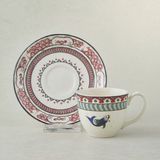 Karaca Iznik Serisi Balık Kahve Fincan Takımı 90 ml - Renkli