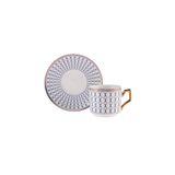 Karaca Jolly Blue Ring 2 Kişilik 220 ml Çay Fincan Takımı