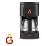Karaca Just Coffee Aroma 2 In 1 Filtre Kahve ve Çay Demleme Makinesi 5 Fincan Kapasite Siyah Cam Hazne