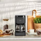 Karaca Just Coffee Aroma 2 In1 Filtre Kahve Makinesi 5 Fincan Kapasite Siyah Paslanmaz Çelik