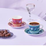 Karaca Kapari 6 Kişilik 80 ml Kahve Fincanı