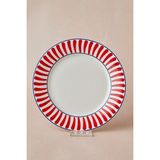 Karaca Kırmızı Çizgili Deep Pasta Tabağı 20 cm