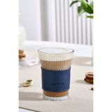 Karaca Leather Cool Touch 210 ml Lacivert Latte Bardağı